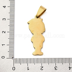 201 Stainless Steel Pendants&nbsp;STAS-R002-05G