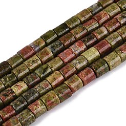 Natural Unakite Beads Strands&nbsp;G-Q606-60A-02