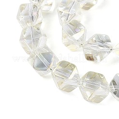 Electroplate Glass Beads Strands&nbsp;EGLA-T021-21D