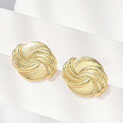 Brass Stud Earrings&nbsp;EJEW-H154-08B-G