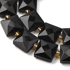 Natural Obsidian Beads Strands&nbsp;G-F839-A33-01