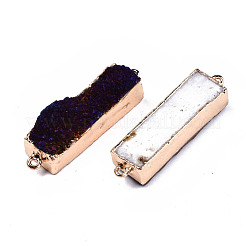 Natural Druzy Agate Links Connectors&nbsp;G-T131-89B