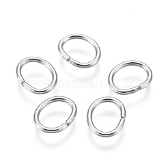 Tarnish Resistant 304 Stainless Steel Open Jump Rings&nbsp;STAS-F250-11P-L