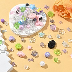 60G Opaque & Transparent Acrylic Beads&nbsp;MACR-YW0003-82A