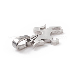 Non-Tarnish 304 Stainless Steel Charms&nbsp;STAS-G284-22P