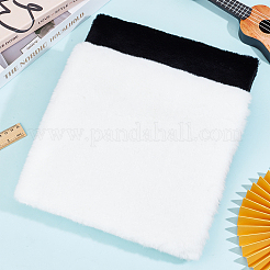 2 Sheets 2 Colors Imitation Rabbit Fur Fabric&nbsp;AJEW-BC0007-31
