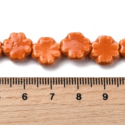 Handmade Porcelain Beads Strands&nbsp;PORC-K010-05G