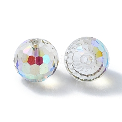 AB Color Plated Glass Beads&nbsp;EGLA-P059-02B-AB20
