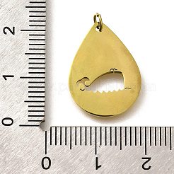 304 Stainless Steel Pendants&nbsp;STAS-R153-28G