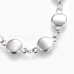 Tarnish Resistant 304 Stainless Steel Link Chain Bracelets&nbsp;BJEW-P239-06