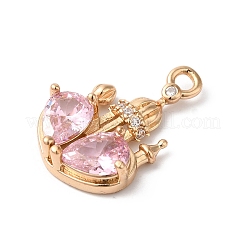 Brass Pendants&nbsp;KK-C062-041G-02
