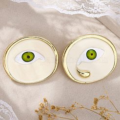 Alloy Stud Earrings&nbsp;LS-EJEW-M075-08G