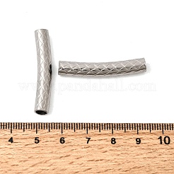 304 Stainless Steel Tube Beads&nbsp;STAS-B128-13B-P