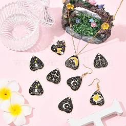 12Pcs 6 Styles Alloy Enamel Pendants&nbsp;ENAM-FS0004-08