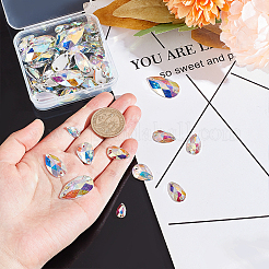 AHADEMAKER 75Pcs Sew on Rhinestones&nbsp;GLAA-GA0001-46