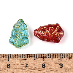 Baking Paint Transparent Glass Beads&nbsp;DGLA-N018-29