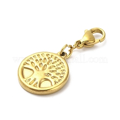 304 Stainless Stee Pendant Decoration&nbsp;LS-KEYC-B018-02G-03