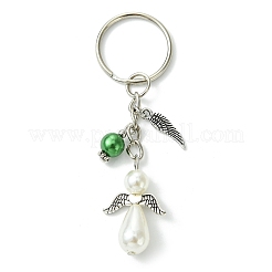 12Pcs 12 Colors Acrylic Imitation Pearl Keychians&nbsp;KEYC-JKC00891