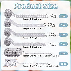 Resin Rhinestone Mesh Wrap Roll&nbsp;DIY-OC0015-67