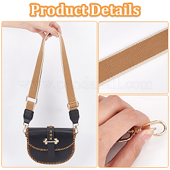 Jacquard Weave Ethnic Style Polyester Wide Bag Handles&nbsp;FIND-WH0136-40B