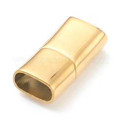Ion Plating(IP) 316 Surgical Stainless Steel Magnetic Clasps with Glue-in Ends&nbsp;STAS-G241-14B-G