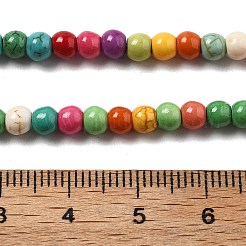 Synthetic Turquoise Beads Strands&nbsp;G-B140-A01-4mm