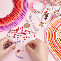 2 Bags Fixed Mixed 25-Color Handmade Polymer Clay Beads&nbsp;CLAY-PH0002-01A