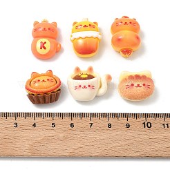 Cat Shaped Theme Opaque Resin Cabochons&nbsp;RESI-F067-01