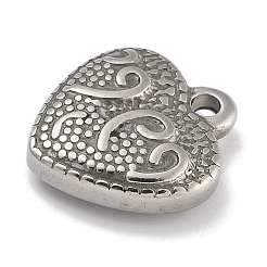304 Stainless Steel Pendants&nbsp;STAS-D197-21AS-01