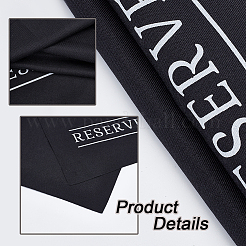 Polyester Reserved Signs for Pews&nbsp;AJEW-WH0299-95