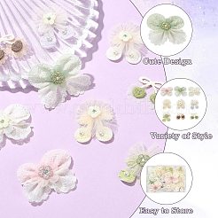 27Pcs 9 Styles Lace and CCB Embroidery Sewing Fiber&nbsp;DIY-CJ0003-20