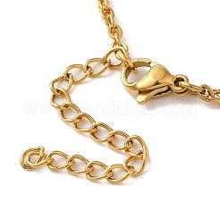 Ion Plating(IP) 304 Stainless Steel 2-strand Chain Bracelets&nbsp;BJEW-L673-019G