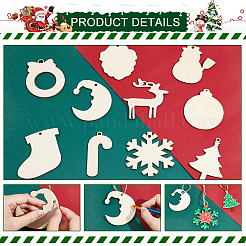DIY Christmas Themed Pendant Decoration Making Kit&nbsp;DIY-WH0430-094