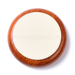 Flat Round Wood Pesentation Jewelry Bracelets Display Tray&nbsp;ODIS-P008-15B-01