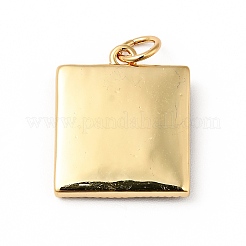 Rack Plating Brass Enamel Pendants&nbsp;KK-H431-36G