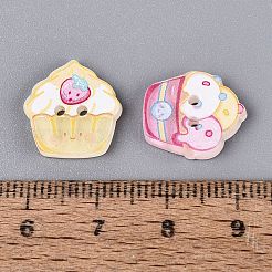2-Hole Printed Resin Buttons&nbsp;BUTT-Q047-02