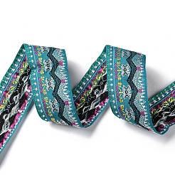 10M Ethnic Style Embroidery Polyester Ribbons&nbsp;OCOR-XCP0002-17