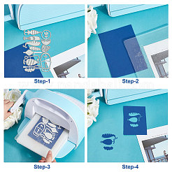 Fishing Theme Carbon Steel Cutting Dies Stencils&nbsp;DIY-WH0309-1488