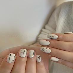 PET 5D Embossed Nail Art Stickers&nbsp;AJEW-WH0816-215