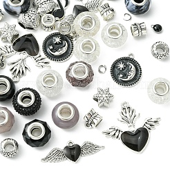 DIY Alloy & Brass European Style Bracelet Making Kits&nbsp;DIY-FS0007-23