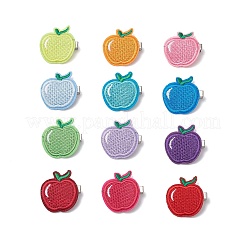 Cloth Apple Alligator Hair Clips&nbsp;PHAR-JH00127