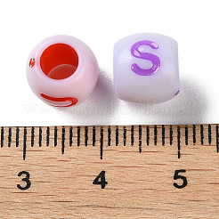 Opaque Acrylic European Beads&nbsp;SACR-P031-10A