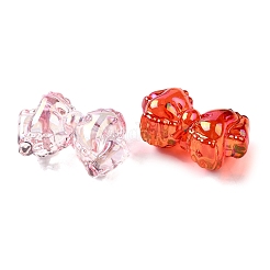 UV Plating Transparent Acrylic Beads&nbsp;MACR-F083-06