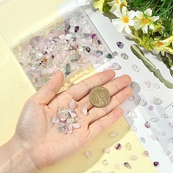 5 Strands 5 Styles Natural Fluorite & Quartz Crystal & Rose Quartz & Amethyst Chip Beads Strands&nbsp;G-YW0002-74