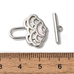 Brass Toggle Clasps&nbsp;KK-N254-84P