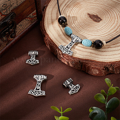 4Pcs 2 Style 304 Stainless Steel Pendants&nbsp;STAS-UN0043-52