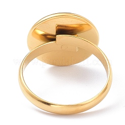 Ion Plating(IP) 304 Stainless Steel Finger Rings Components&nbsp;STAS-P291-02C-G
