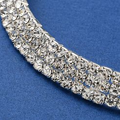 Crystal Rhinestone Choker Necklaces&nbsp;NJEW-L176-02S