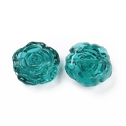 Handmade Lampwork Flower Beads&nbsp;LAMP-C004-05E