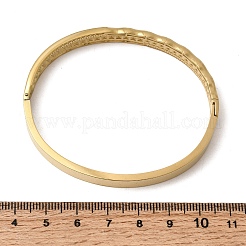 304 Stainless Steel Rhinestone Hinged Bangles for Women&nbsp;BJEW-B168-10G